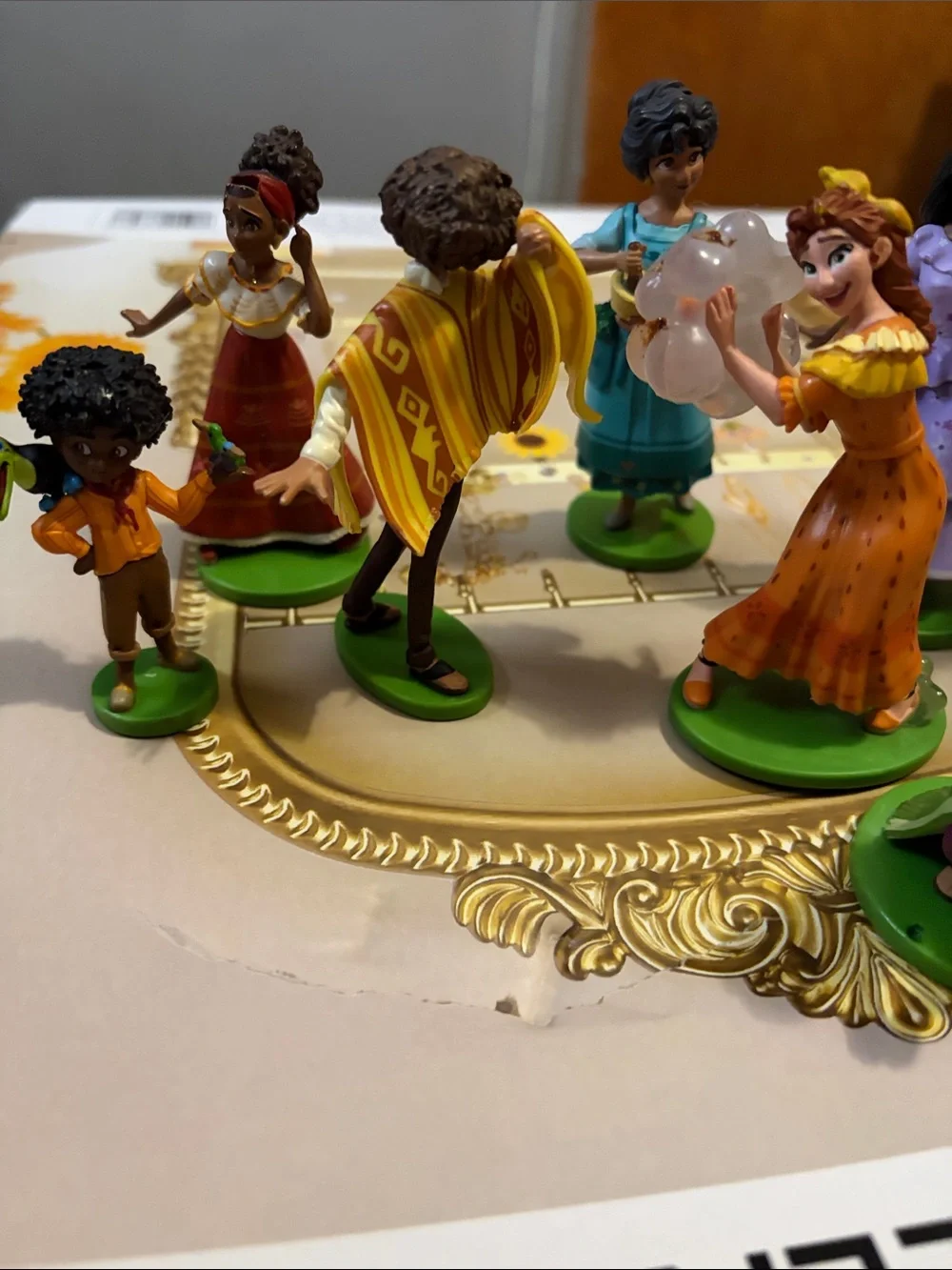 Disney Encanto Character Figure Set - Green, Purple, Orange, Blue, Yellow